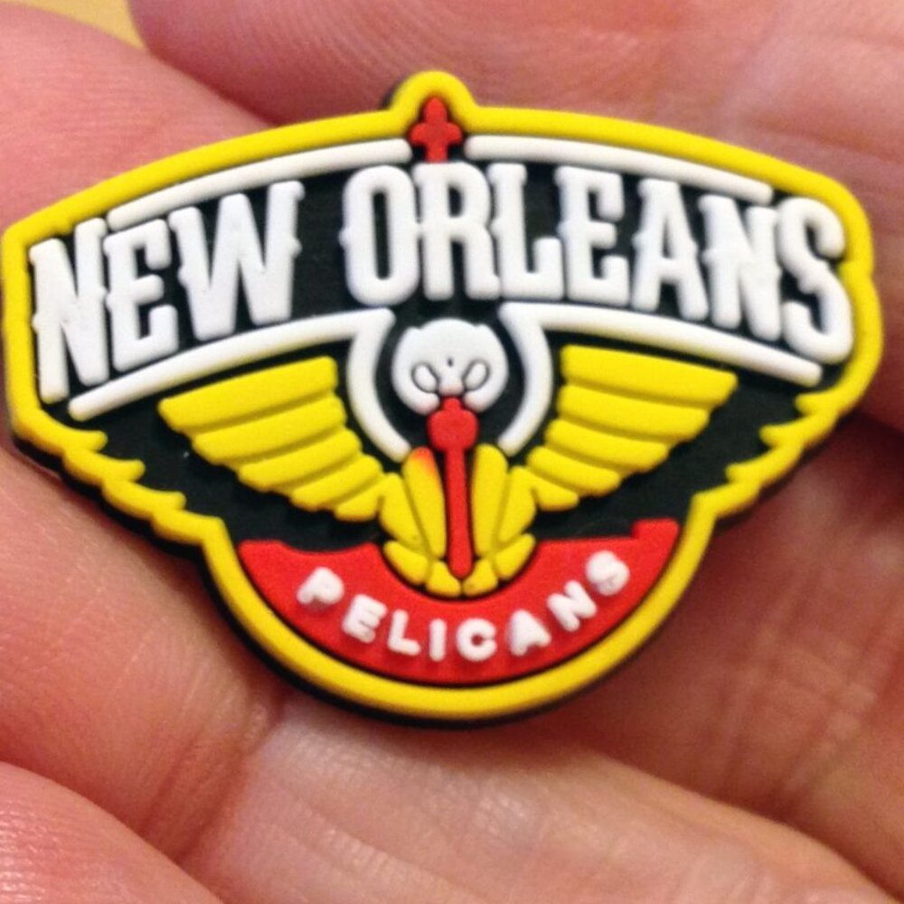New Orleans Pelicans,  Basketball, NBA, Shoe Charm for CROCS​ *2/$8! 3/$10!